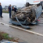 Otomobil takla attı: 4 yaralı
