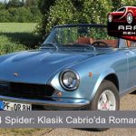 Fiat 124 Spider: Klasik Cabrio'da Romantizm