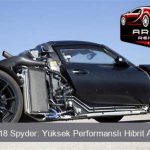 Porsche 918 Spyder: Yüksek Performanslı Hibrit Araç