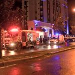 Başakşehir'de elektrikli araçta yangın: Bina tahliye edildi