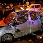 Ters yöne giren araç karşıdan gelen araçla çarpıştı: 1 ölü, 2 yaralı