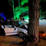 Alanya'da ağaca çarpan otomobildeki 1 kişi öldü, 3 kişi yaralandı