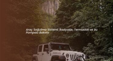 Araç Radyatör Temizliği ve Soğutma Sistemi Bakımı