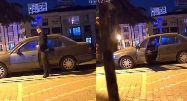 Park halindeki otomobili saniyeler içinde çaldı