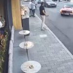 Teslim aldığı klasik araçla kaza yaptı
