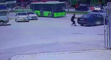 El frenini çekmeyi unuttu, kazaya engel olamadı