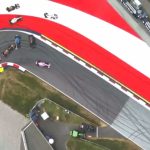 Formula yarışında korkunç kaza