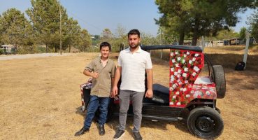 13 yaşındaki Barış 1,5 yılda yaptı: İsmi Oscar, güneş enerjisiyle çalışıyor
