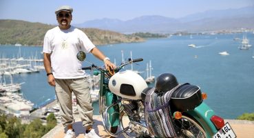 1973 model motosikleti yeniledi: Amcasından yadigardı, hayali gerçek oldu