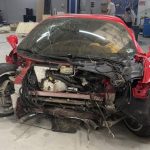 Kazaya karışan Ferrari satıldı… Futbolcu satın aldı… Fiyatı belli oldu