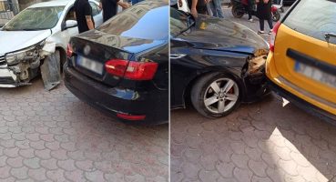 Mardin’de zincirlime kaza