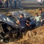 Şanlıurfa'da otomobil devrildi, iki kişi hayatını kaybetti