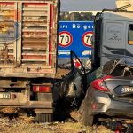 Tır ile otomobilin çarpıştığı kazada bir kişi öldü
