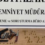 Durdurulan otomobilde 2 tabanca ele geçirildi