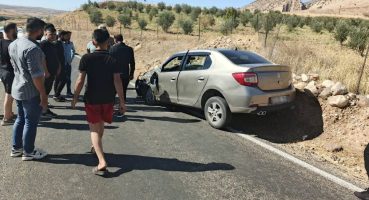 İki otomobilin çarpıştığı kazada sürücüler yaralandı